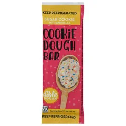 Dible Dough Sugar Cookies with Sprinkles Cookie Dough Bar 1.7 oz