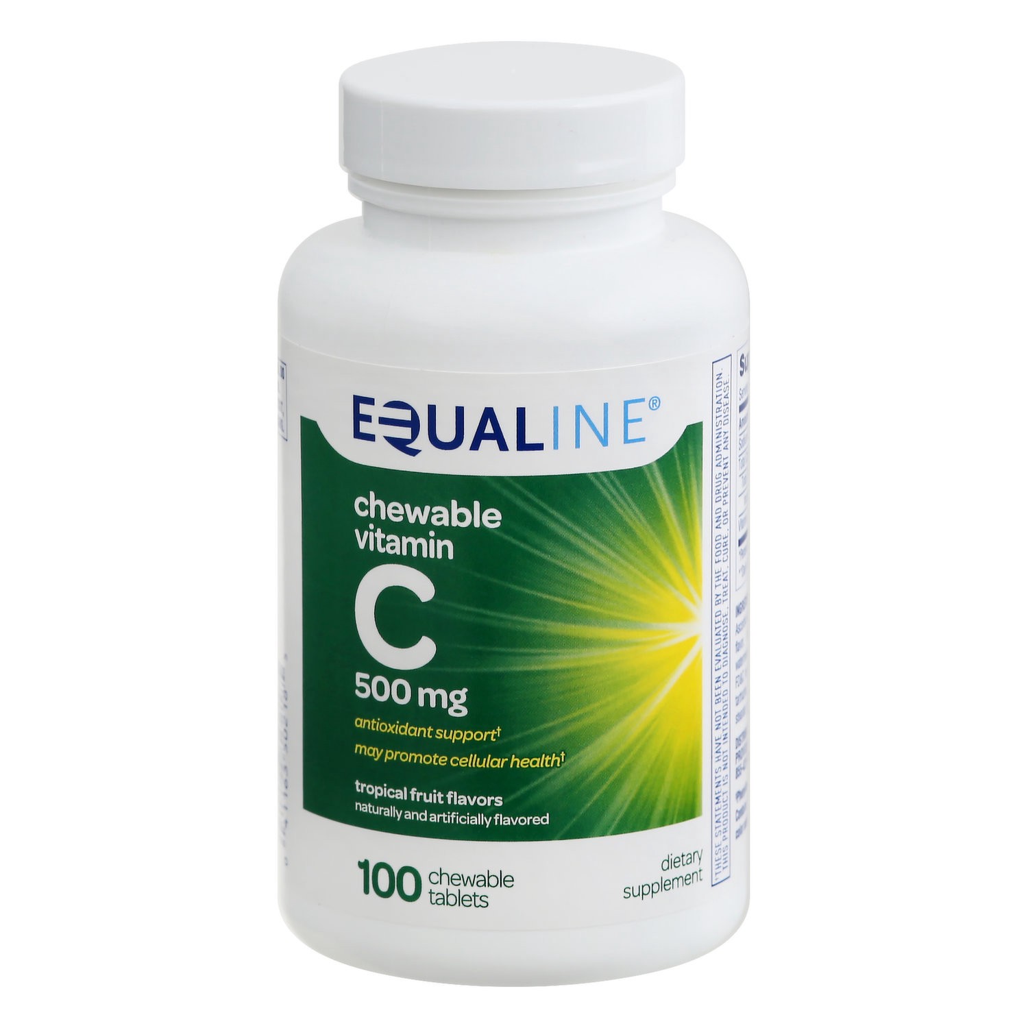 slide 1 of 1, Equaline Vitamin C Chew Tropical, 1 ct