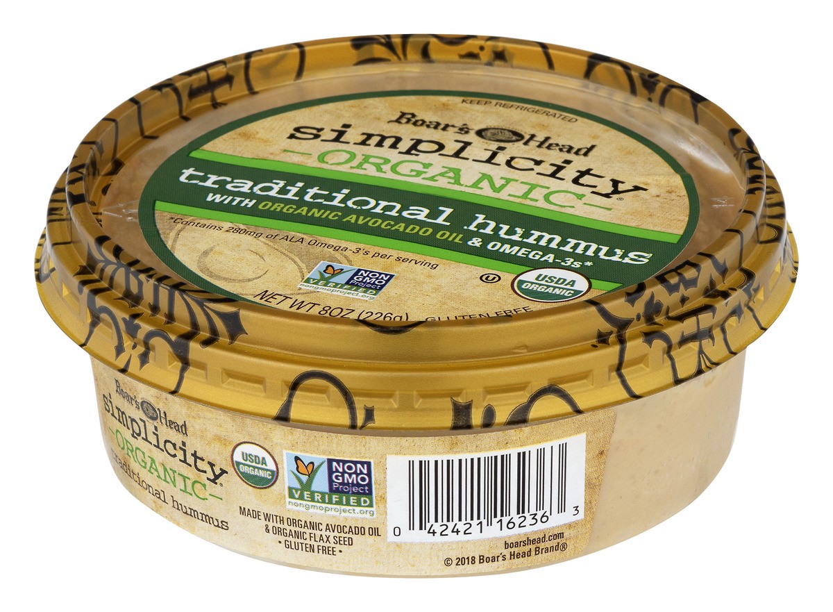 slide 2 of 9, Boar's Head Simplicity Hummus, 8 oz