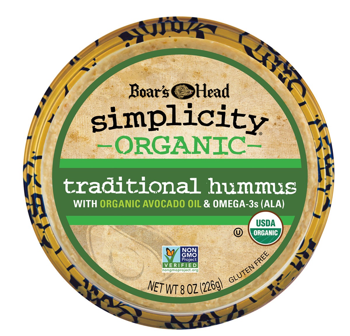 slide 1 of 9, Boar's Head Simplicity Hummus, 8 oz