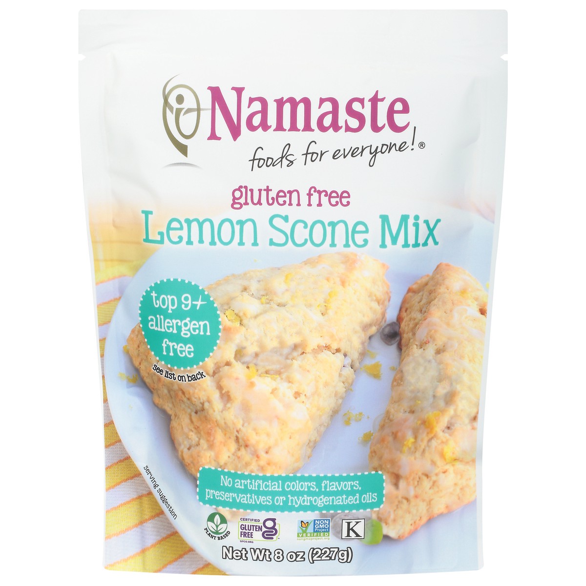 slide 3 of 14, Namaste Lemon Scone Mix 8 oz, 8 oz