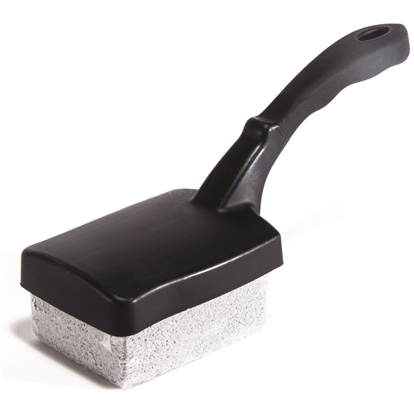 slide 1 of 1, Grand Gourmet Stone Grill Brush With Handle, 1 ct