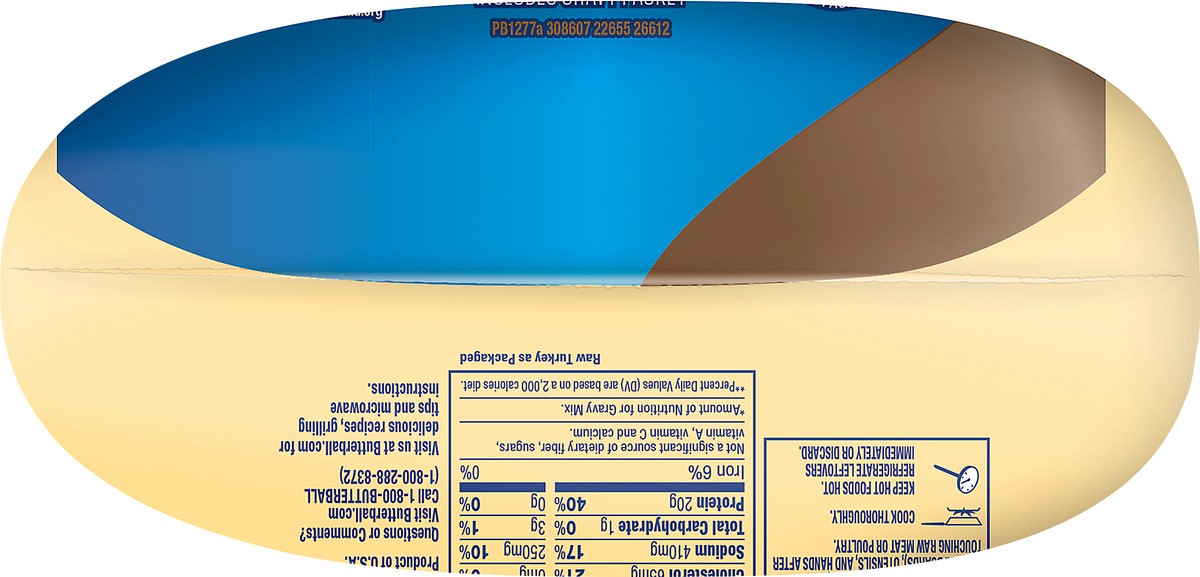 slide 9 of 13, Butterball White & Dark Meat Frozen Boneless Turkey Roast, 48 oz