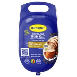 Butterball All Natural Frozen Turkey Breast Roast, Dark Meat, 3 lbs.