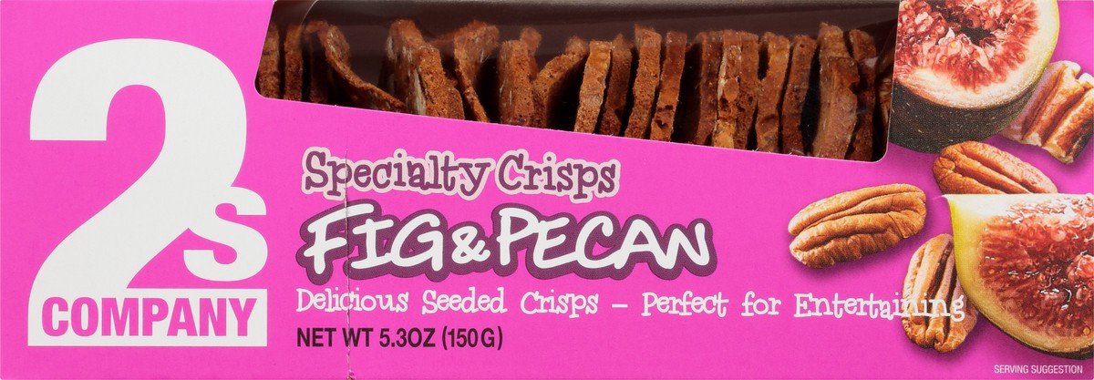 slide 1 of 9, 2S Company Fig And Pecan Crisp, 5.3 oz