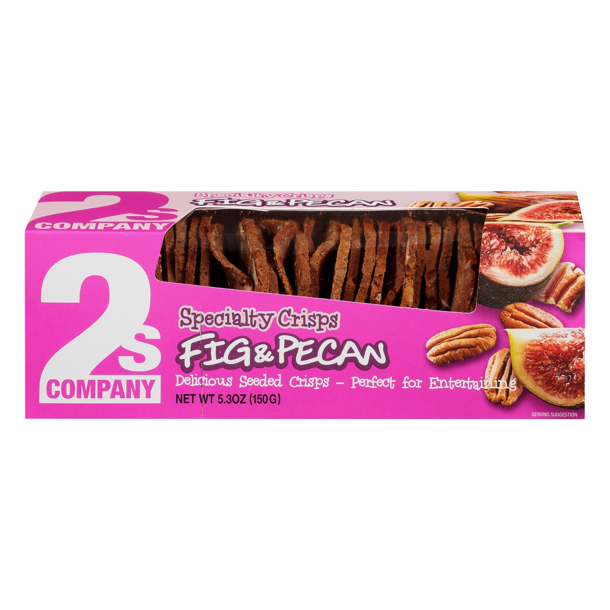 slide 1 of 1, 2s Company COMPANY Crisp Fig And Pecan, 5.3 oz