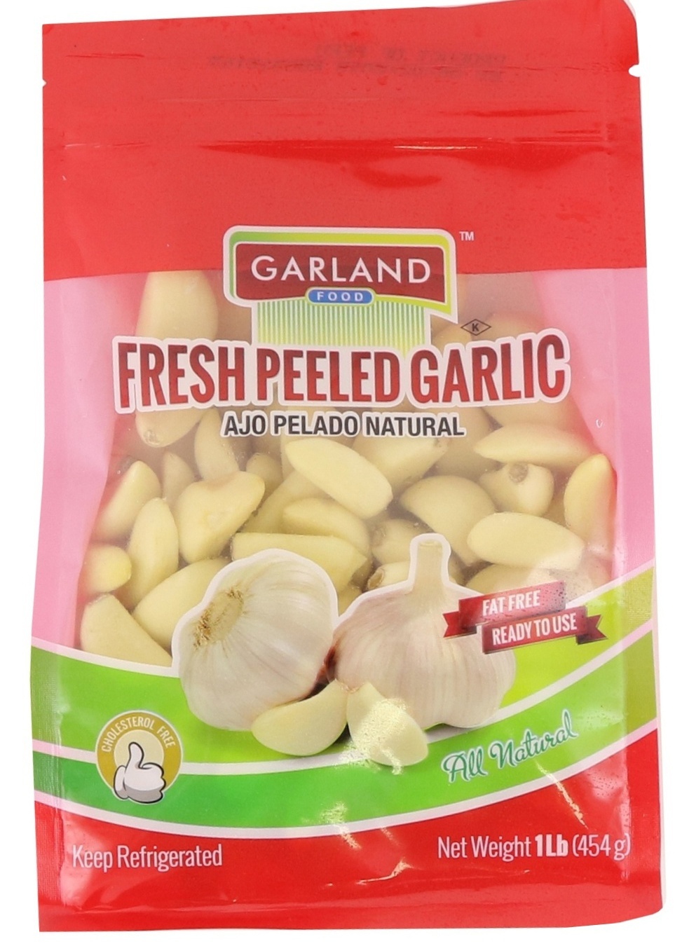 slide 1 of 1, Garland Fresh Peeled Garlic, 1 lb