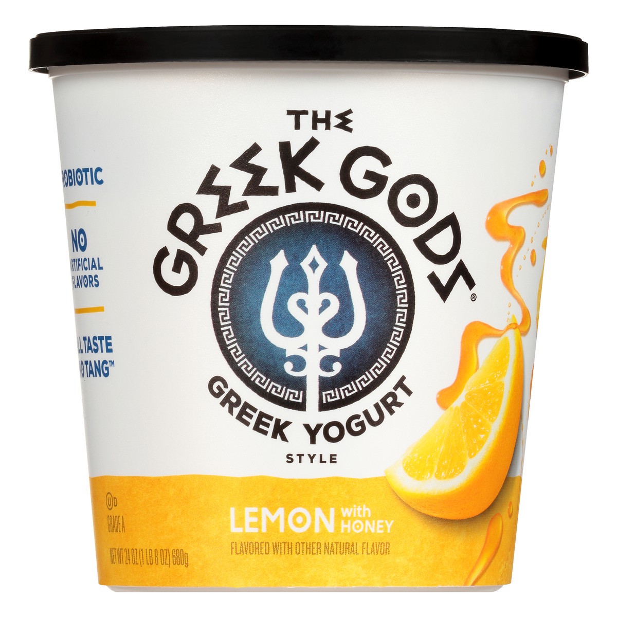 slide 2 of 10, The Greek Gods Greek Gods Honey Lemon Yogurt, 24 oz