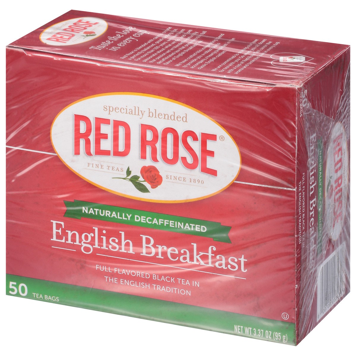 slide 2 of 13, Red Rose Tea Tea Bags English Breakfast Black Tea 50 ea, 50 ct