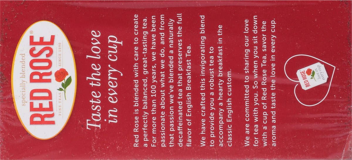 slide 13 of 13, Red Rose Tea Tea Bags English Breakfast Black Tea 50 ea, 50 ct