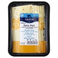 slide 1 of 4, Lucerne Dairy Farms Cheese Natural Party Pleasers Variety, 