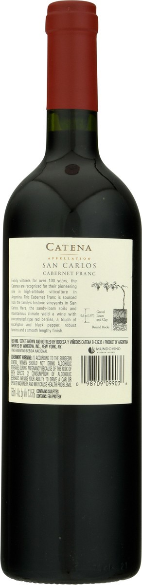 slide 12 of 12, Catena San Carlos Cabernet Franc 750 ml, 750 ml