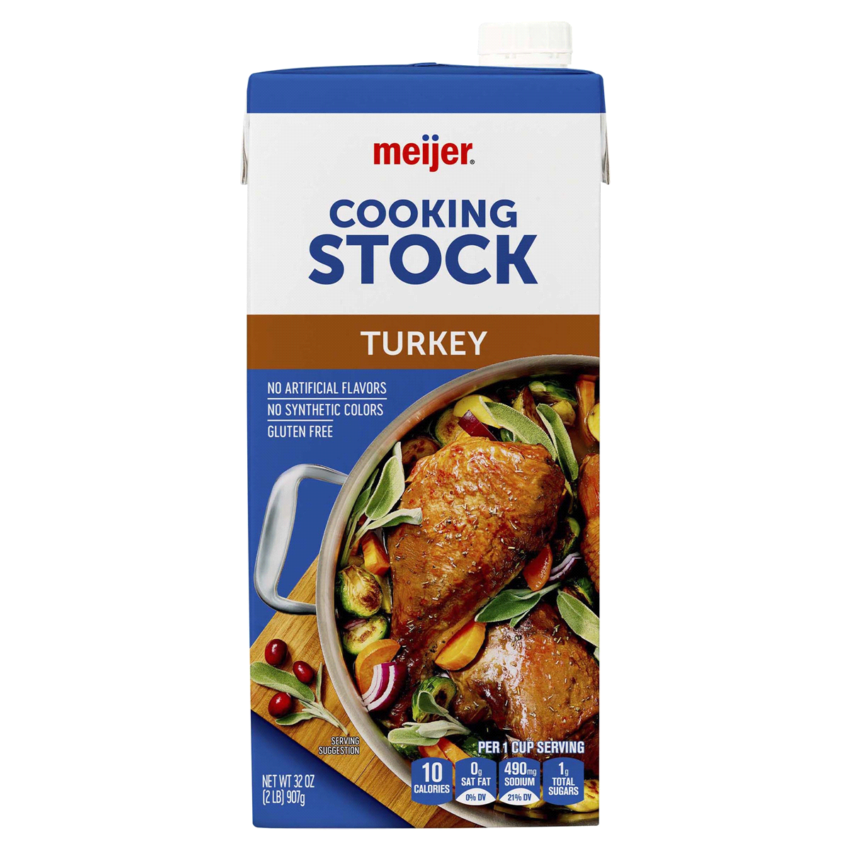 slide 1 of 5, Meijer Turkey Stock, 32 oz