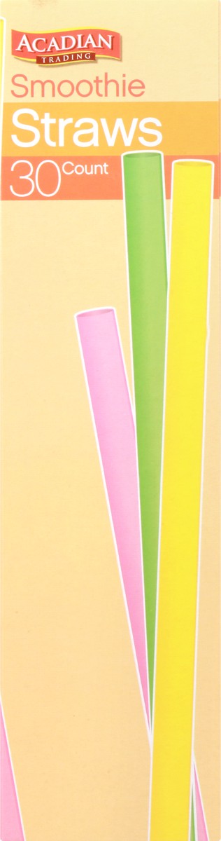 slide 2 of 8, Acadian Trading Smoothie Straws 30 ea, 30 ct