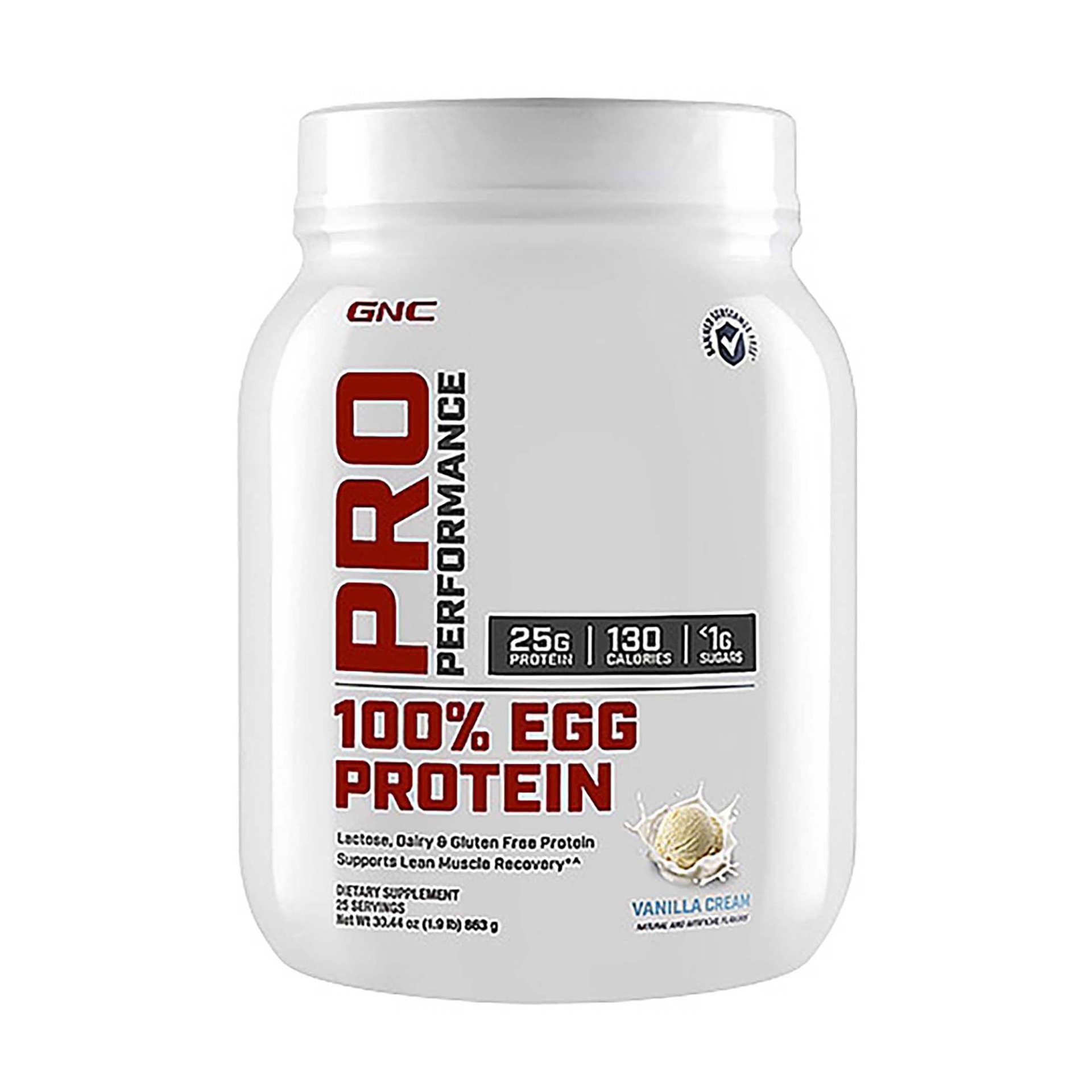 slide 1 of 1, GNC Pro Performance 100% Egg Protein - Vanilla Ice Cream, 1 ct