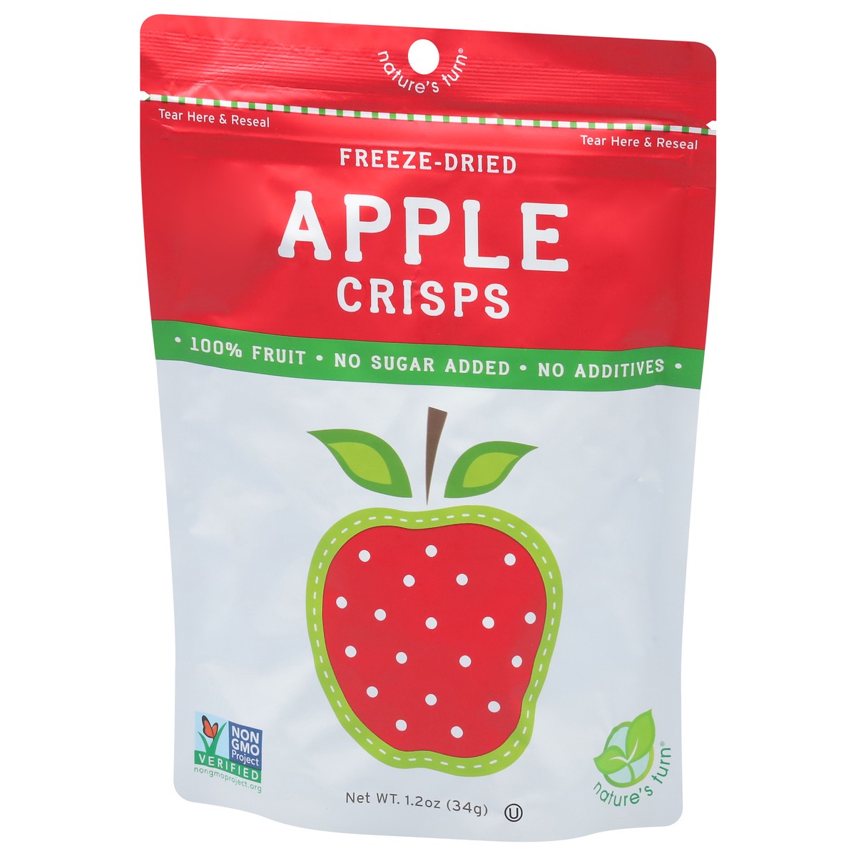 slide 3 of 4, Nature's Turn Freeze-Dried Apple Crisps 1.2 oz, 1.2 oz