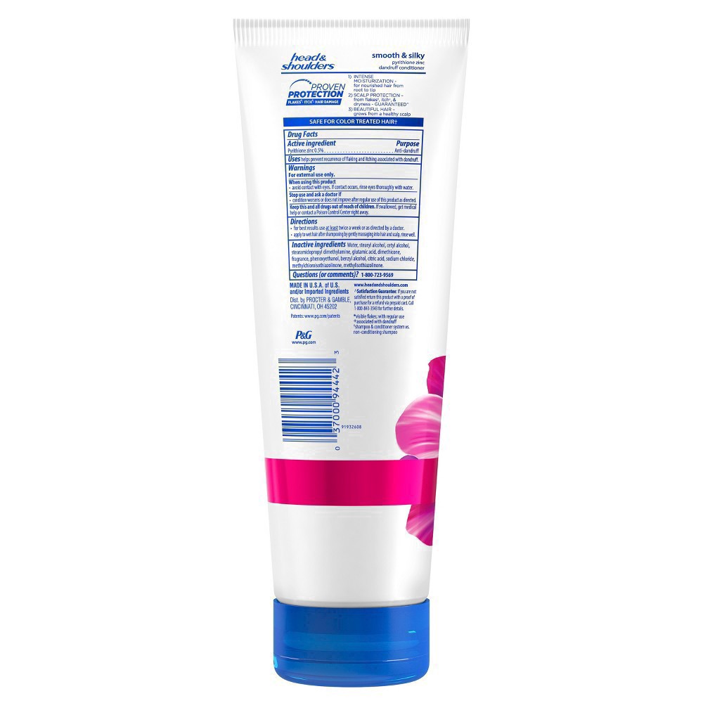 slide 22 of 88, Head & Shoulders Head and Shoulders Dandruff Conditioner, Anti-Dandruff Treatment, Smooth and Silky for Daily Use, Paraben Free, 10.6 oz, 10.6 fl oz