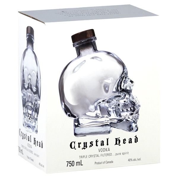 slide 1 of 1, Crystal Head Vodka, 750 ml