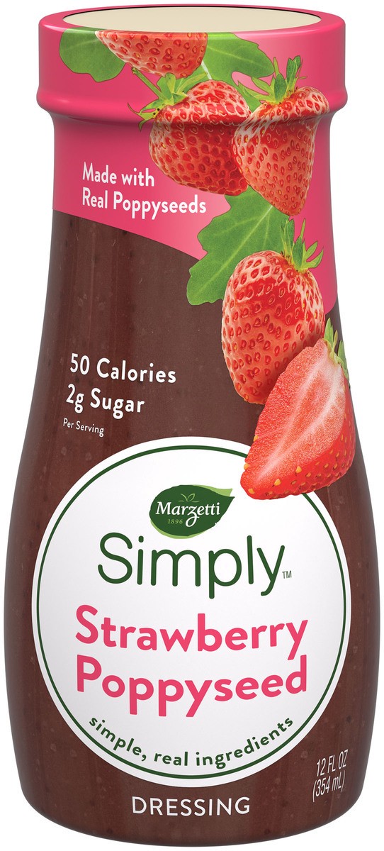 slide 1 of 11, Marzetti Simply™ Strawberry Poppyseed Salad Dressing, 12 oz