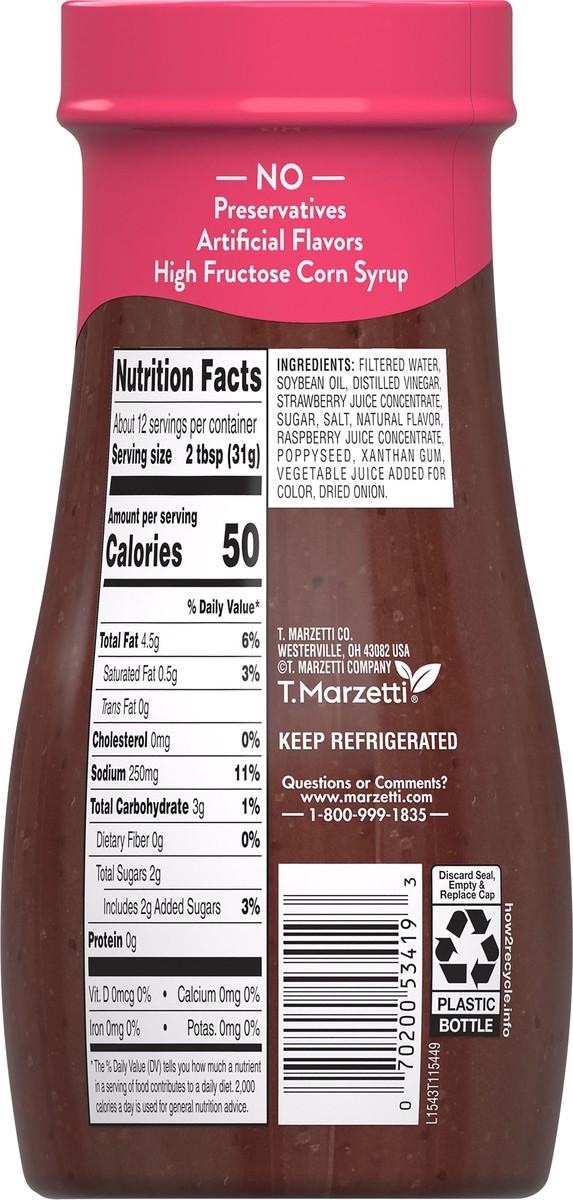 slide 7 of 11, Marzetti Simply™ Strawberry Poppyseed Salad Dressing, 12 oz