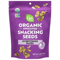 Go Raw Organic Sprouted Everything Bagel Snacking Seeds 4 oz