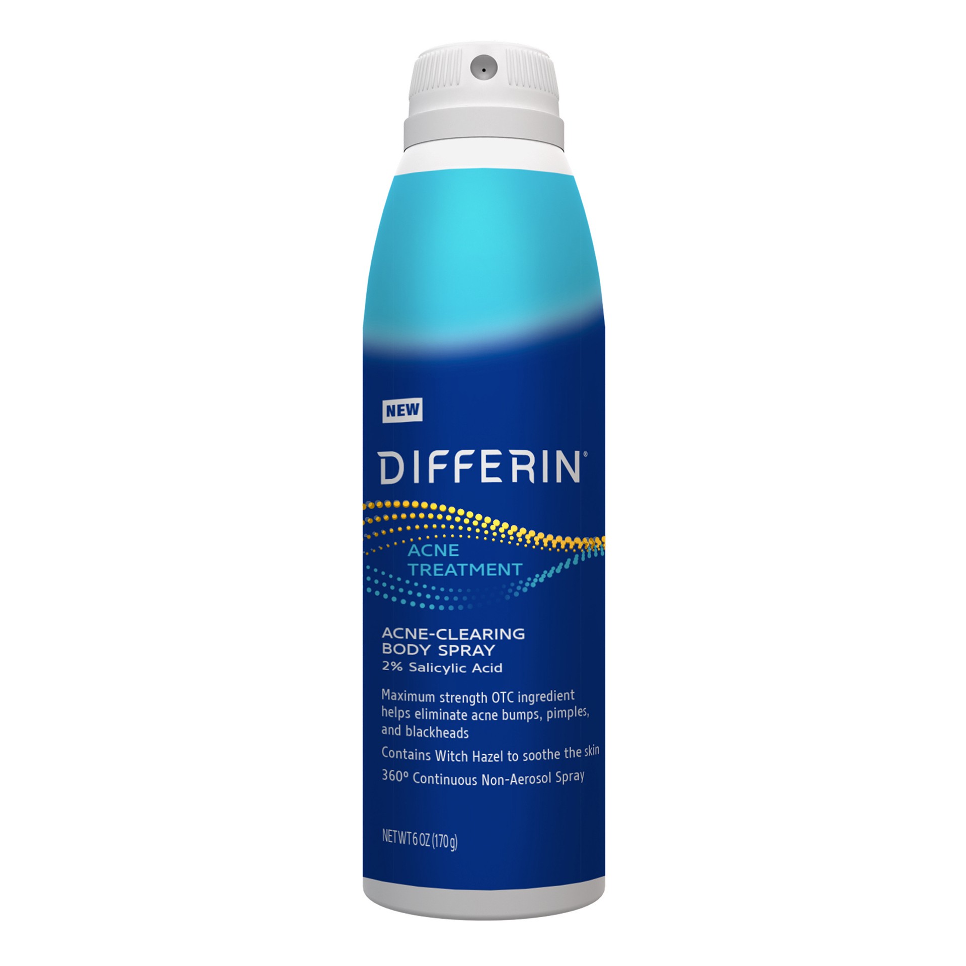 slide 1 of 5, Differin Acne-Clearing Body Spray with Salicylic Acid, 6 oz, 6 oz