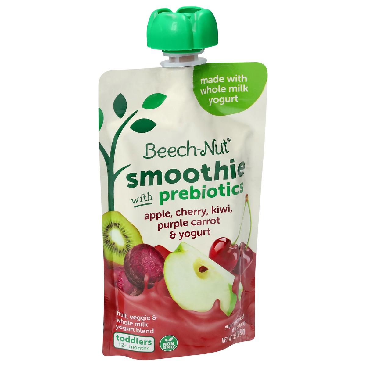 slide 3 of 13, Beech-Nut Toddlers (12+ Months) Apple, Cherry, Kiwi, Purple Carrot & Yogurt 3.5 oz, 3.5 oz