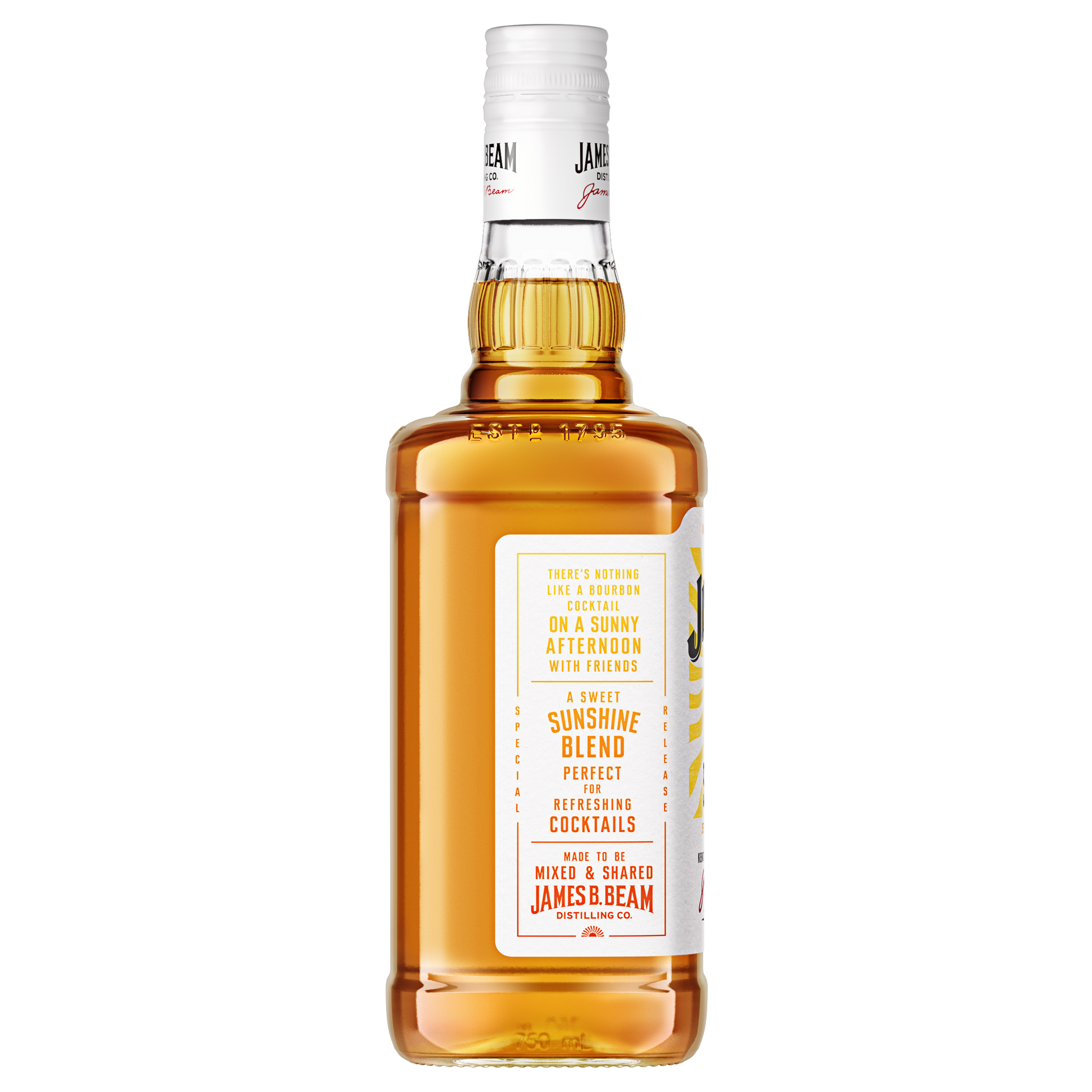 slide 2 of 4, Jim Beam Sunshine Blend Bourbon Whiskey, 750 ml