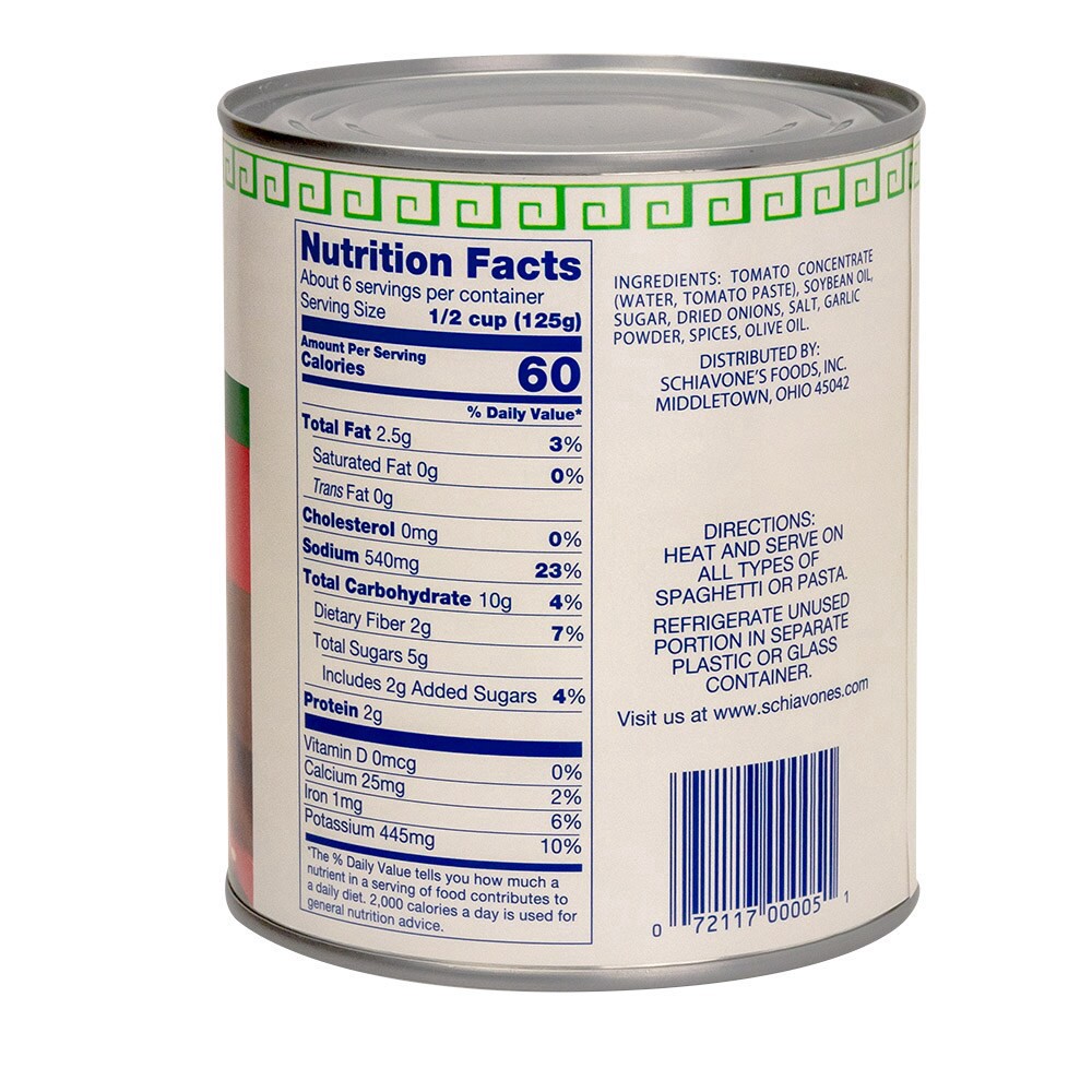 slide 2 of 3, Schiavones Italian Sauce 28 oz, 28 oz