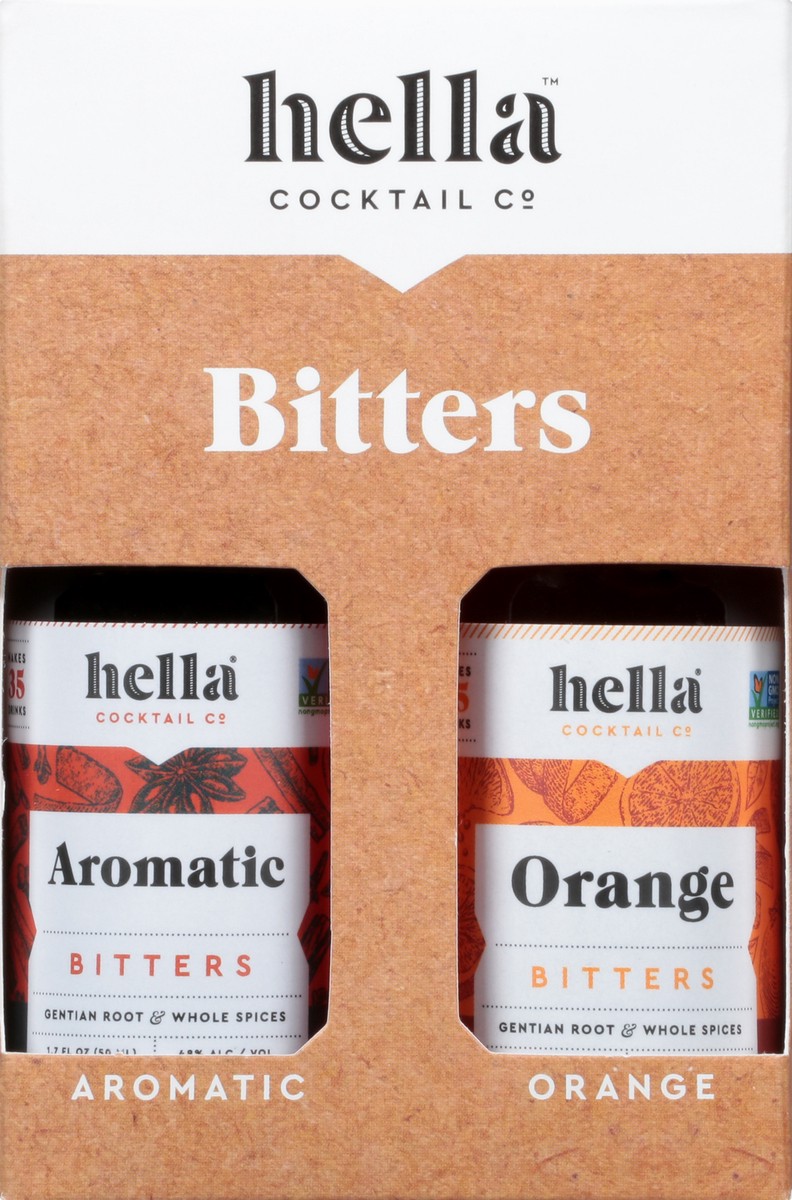 slide 1 of 9, Hella Cocktail Co. Aromatic/Orange Bitters - 2 ct, 1.7 oz