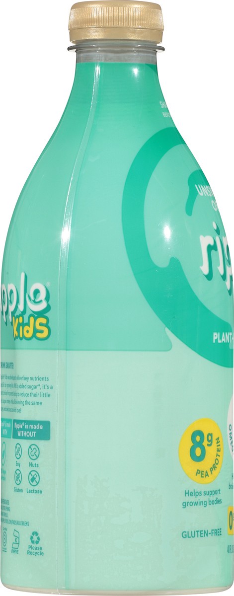 slide 7 of 9, Ripple Kids Dairy-Free Plant-Based Unsweetened Original Milk 48 fl oz, 48 fl oz
