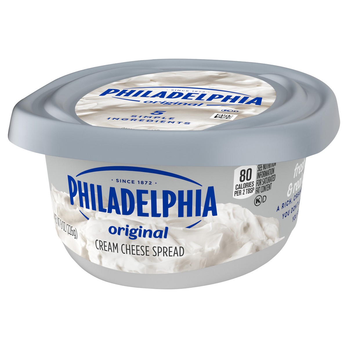 slide 4 of 9, Philadelphia Original Cream Cheese Spread, 8 oz Tub, 8 oz