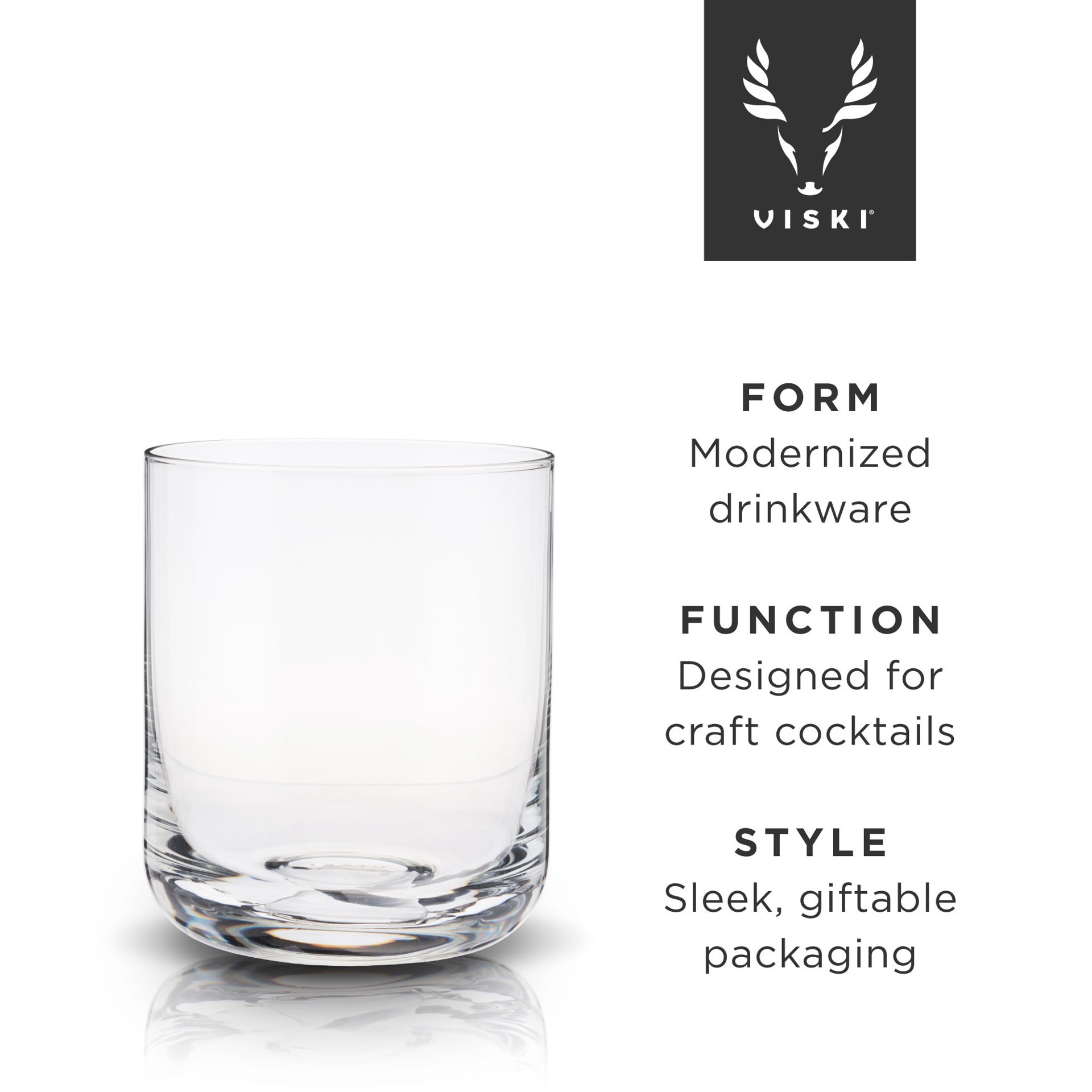 slide 4 of 5, Viski Crystal Whiskey Tumblers By Viski - 1 Ea, 1 ct