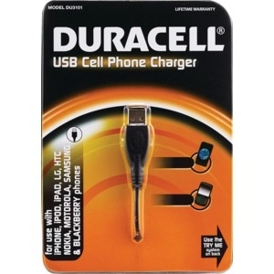 slide 1 of 1, Duracell Cell Phone Charger 1 ea, 1 ea