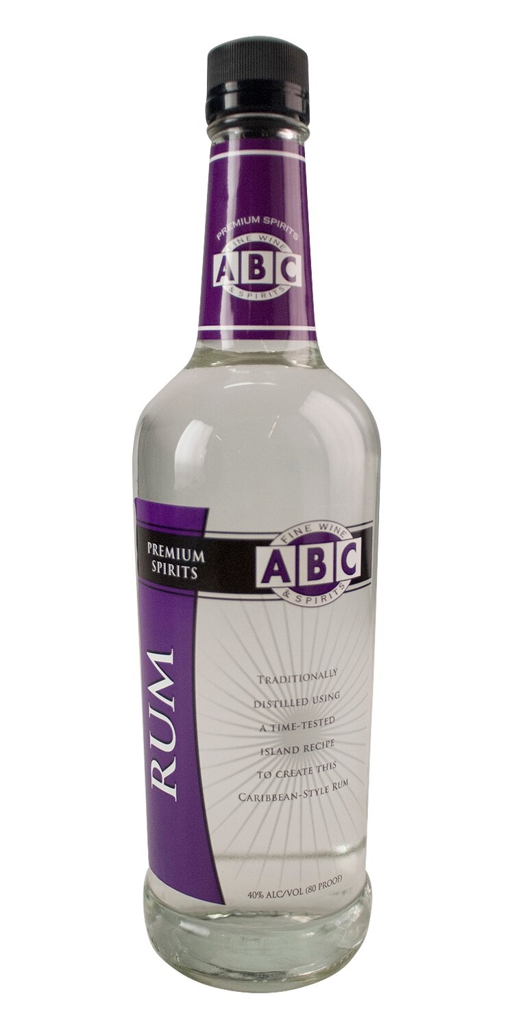 slide 1 of 1, ABC Light Rum, 750 ml