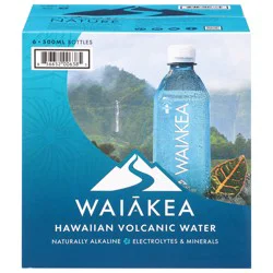 Waiākea Hawaiian Volcanic Water 6 - 500 ml Bottles