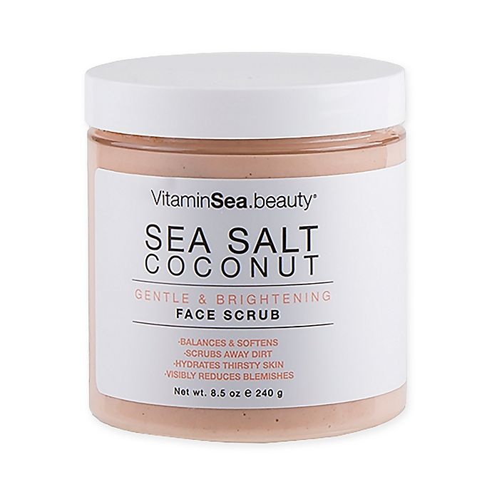 slide 1 of 2, VitaminSEA.beauty Gentle & Brightening Face Scrub, 8 fl oz