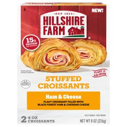 Hillshire Farm Ham & Cheese Stuffed Croissants, 2 ct