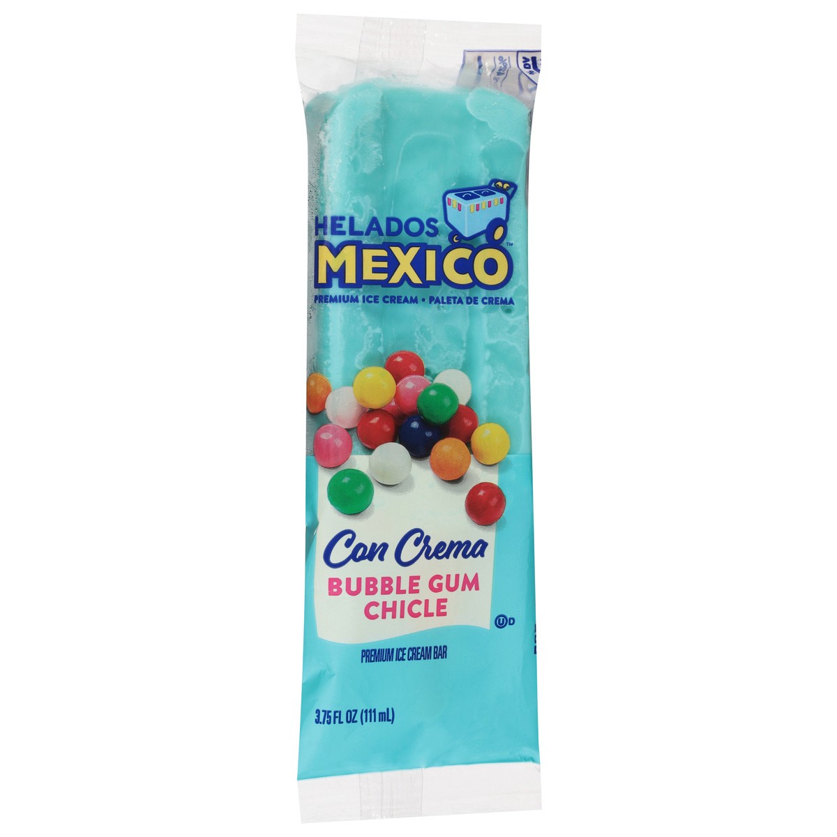 slide 8 of 9, Helados Mexico Premium Bubble Gum Chicle Ice Cream Bar 3.75 fl oz, 3.75 fl oz