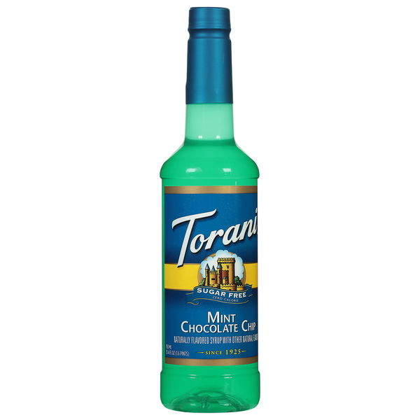 slide 1 of 1, R. Torre & Co.Inc Torani Syrup, Sugar Free, Mint Chocolate Chip, 25.4 fl oz