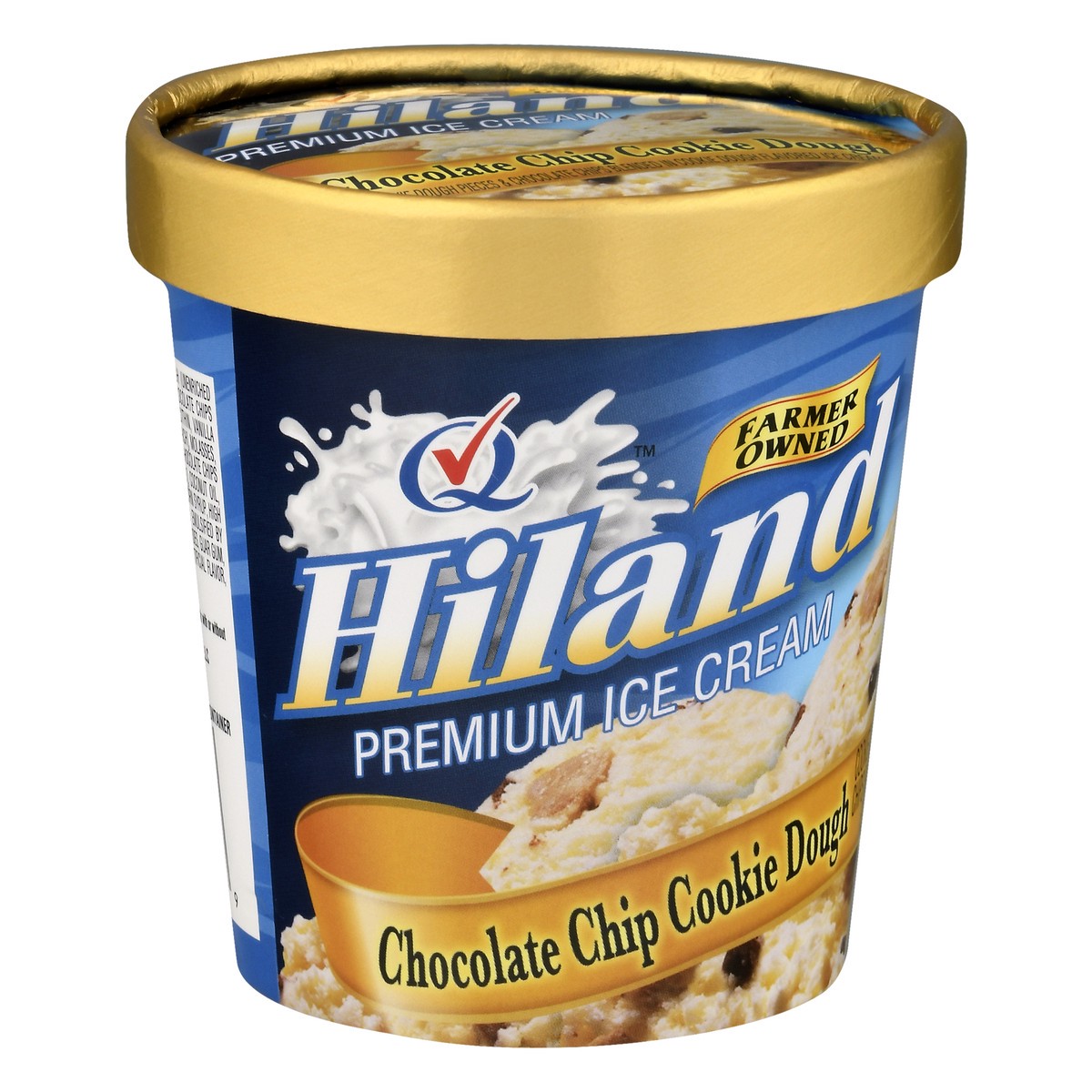 slide 5 of 12, Hiland Dairy Premium Chocolate Chip Cookie Dough Ice Cream 1 pt, 1 pint