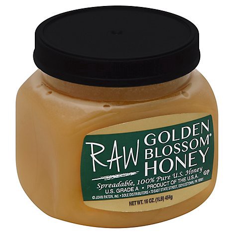 slide 1 of 1, Golden Blossom Raw Honey - 16 Oz, 16 oz