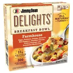 Jimmy Dean Delights Farmhouse Breakfast Bowl, Frozen, 7 oz Bowl