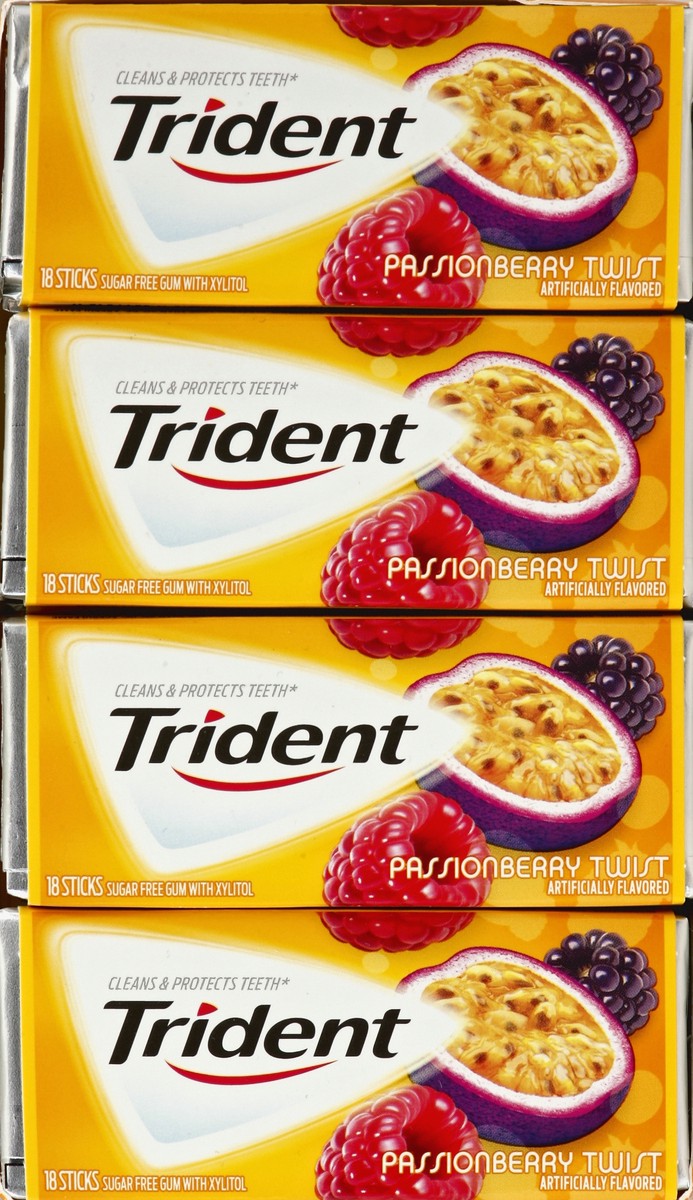 slide 4 of 6, Trident Gum 12 ea, 12 ct