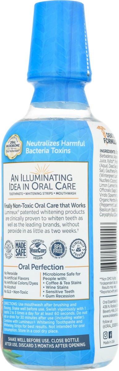 slide 10 of 11, Lumineux Oral Essentials Whitening Mouthwash 16 fl oz, 16 fl oz