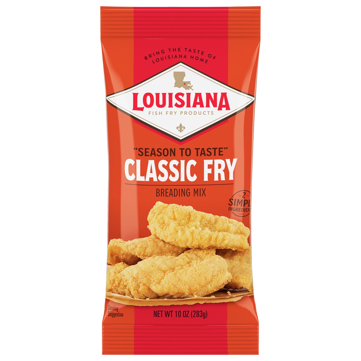 slide 1 of 1, Louisiana Fish Fry Products Classic Fry Breading Mix 10 oz, 10 oz