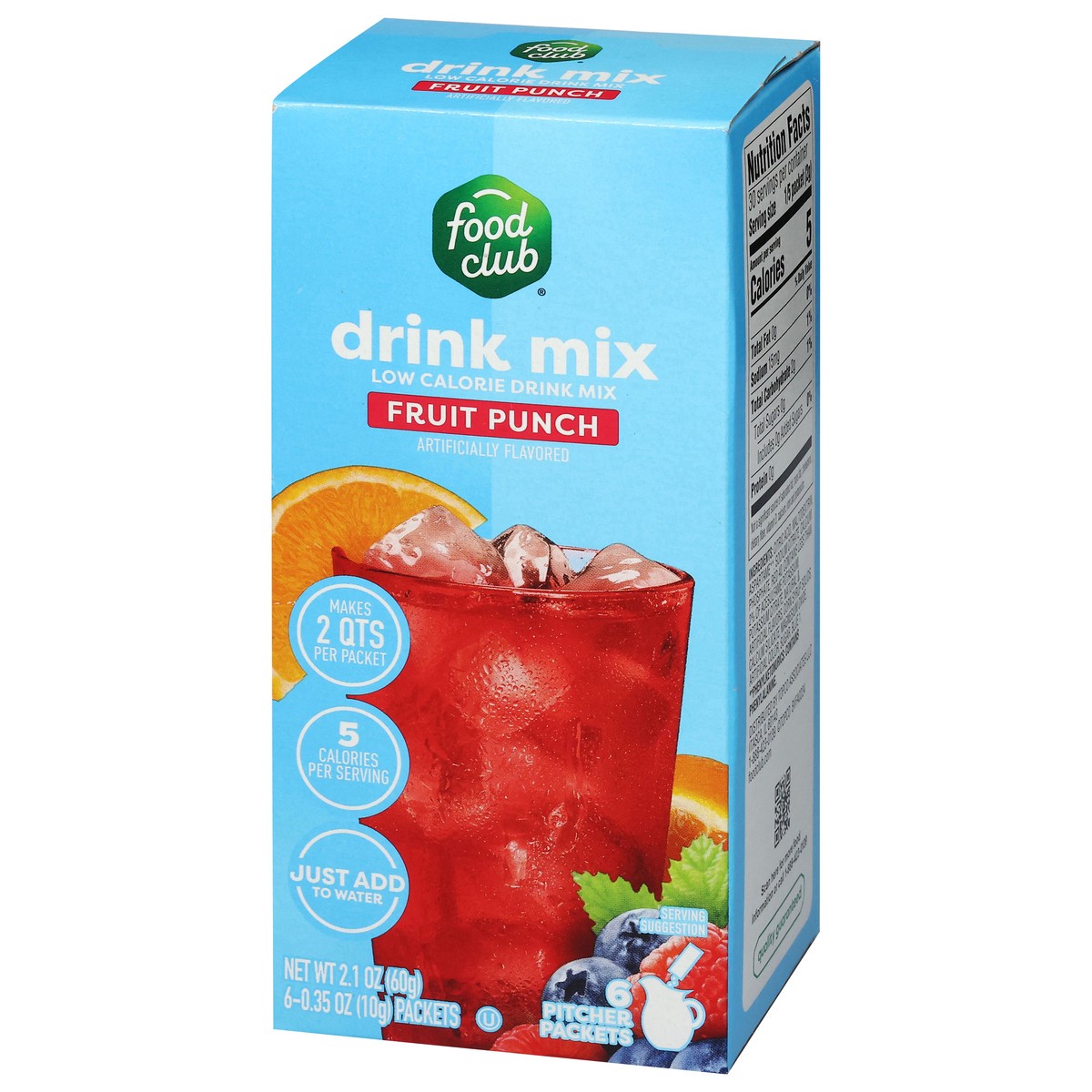 slide 3 of 14, Food Club +h, Fruit Punch Low Calorie Drink Mix - 12 qt, 12 qt