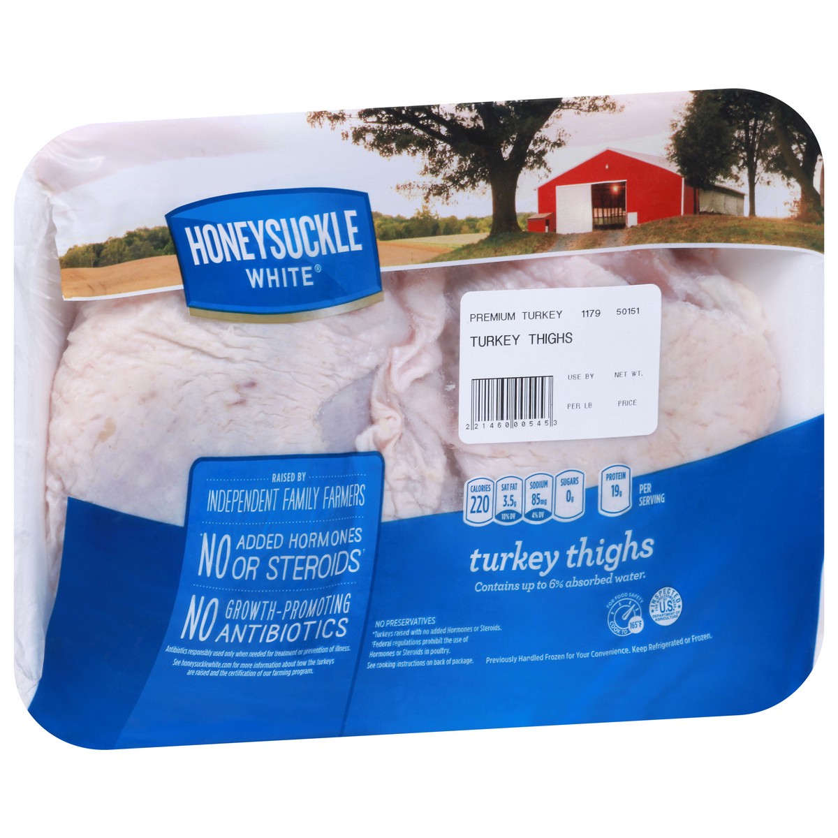 slide 2 of 4, Honeysuckle White Turkey Thighs 1 ea, per lb