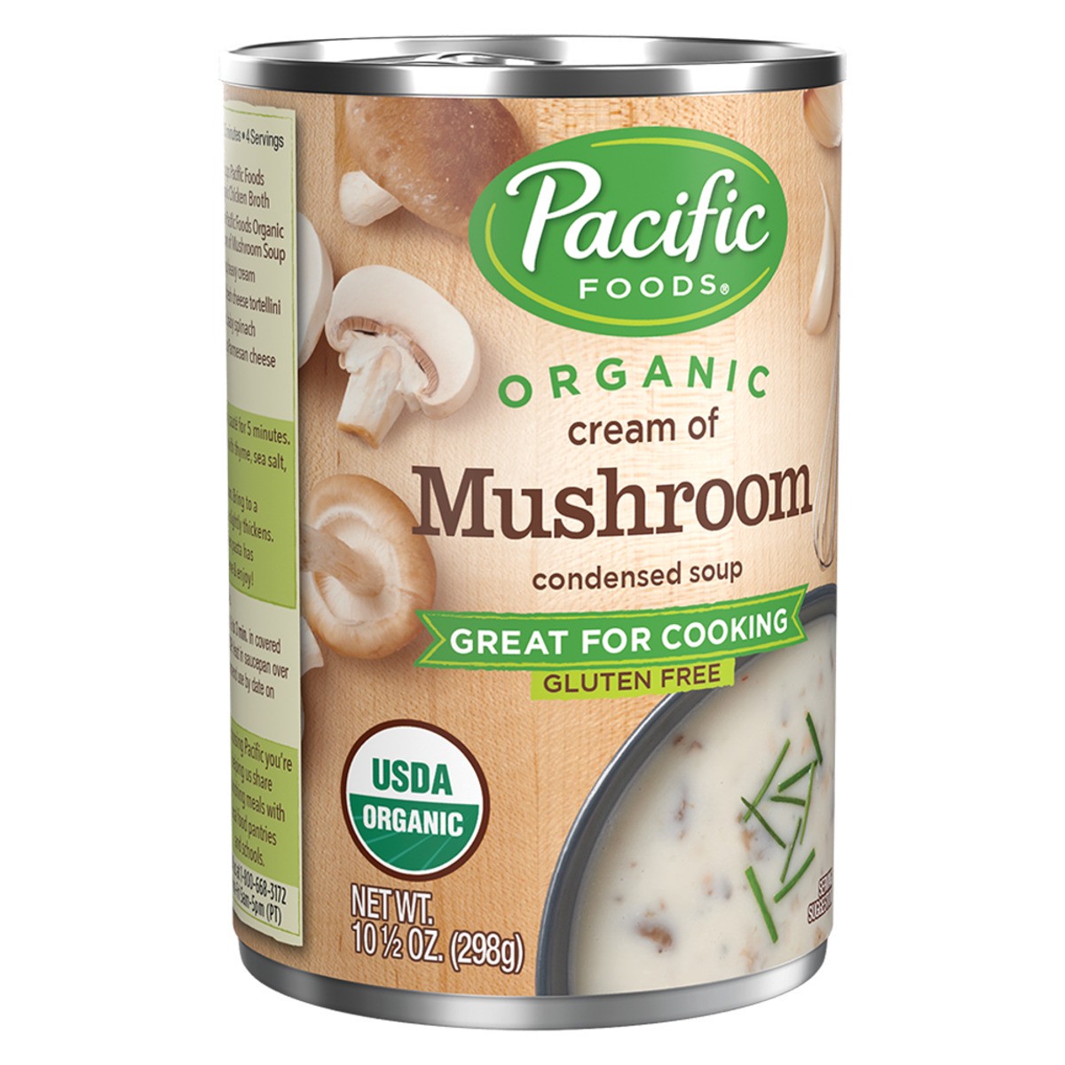 slide 5 of 9, Pacific Foods Organic Gluten Free Condensed Cream of Mushroom Soup - 10.5oz, 10.5 oz