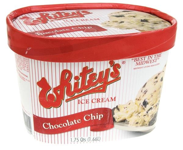 slide 1 of 1, Whitey's Chocolate Chip Ice Cream, 1.75 qt